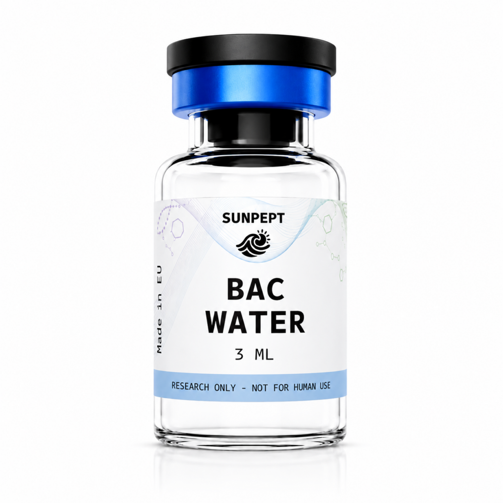 Bakteriostatisches Wasser (BAC-Water) Vial — steril für die Rekonstituierung von Forschungspeptiden | SunPept