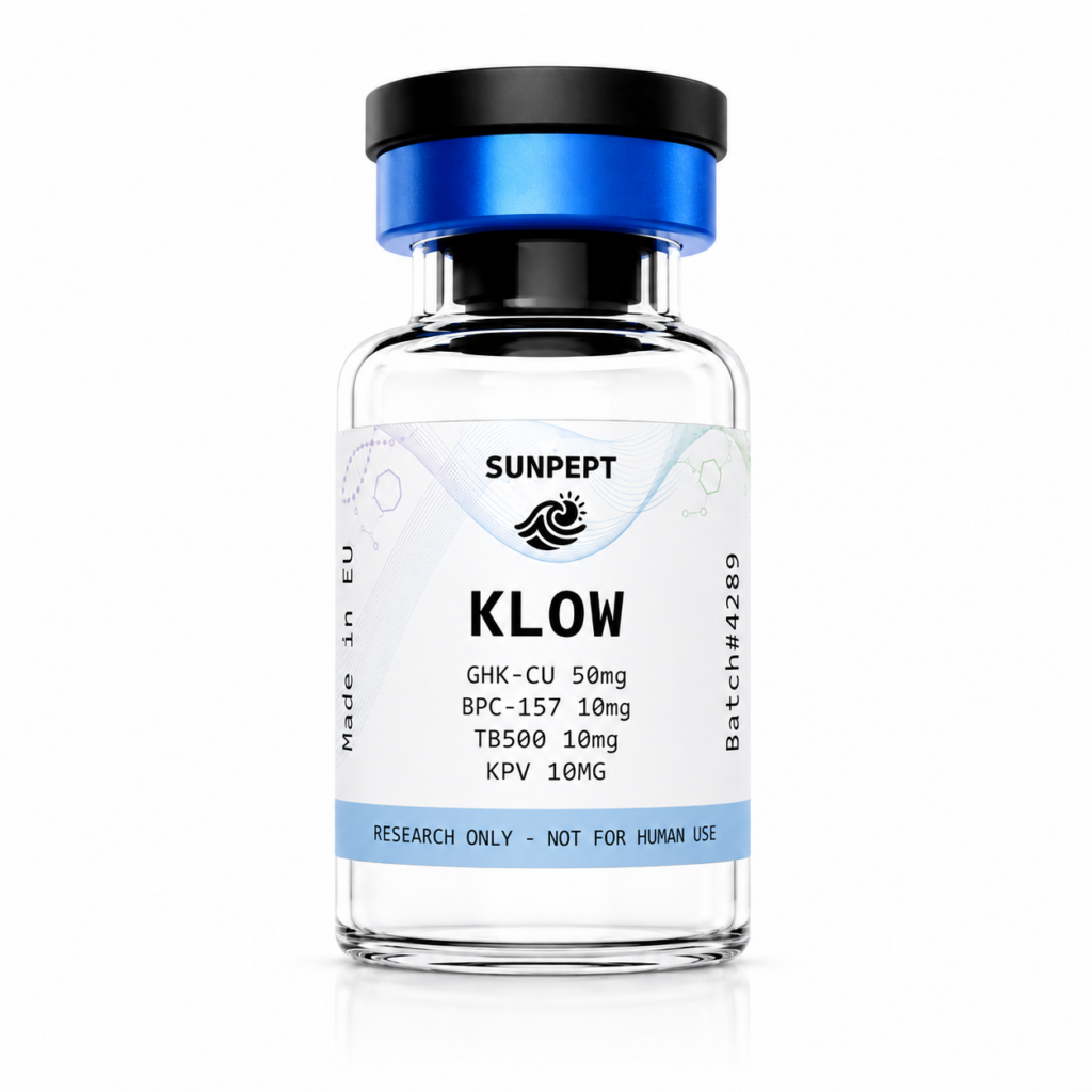 KLOW — Vial — lyophilisiertes Research-grade Forschungspeptid, HPLC-MS-geprüft | SunPept